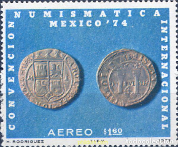 Sellos: 182445 MNH MEXICO 1975 CONVENCION INTERNACIONAL DE NUMISMATICA