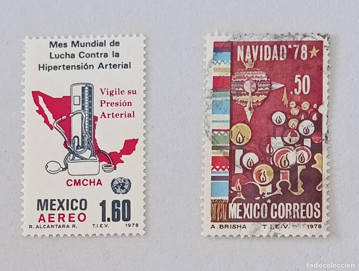 Sellos: Sellos M&eacute;xico 1978 Salud. A&eacute;reos y Navidad.