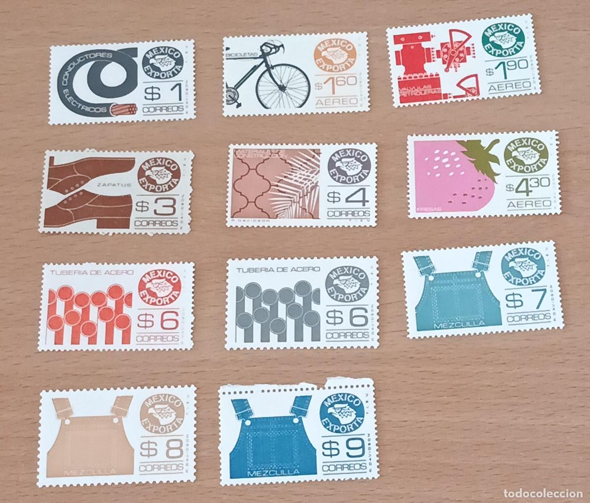 Sellos: Sellos M&eacute;xico 1975/1987 M&eacute;xico exporta.