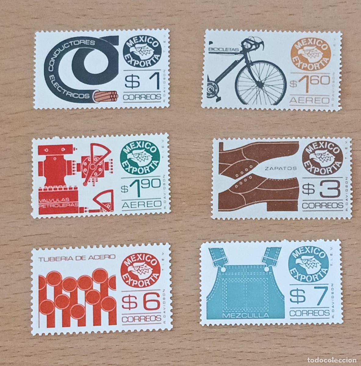 Sellos: Sellos M&eacute;xico 1975/1987 M&eacute;xico exporta.
