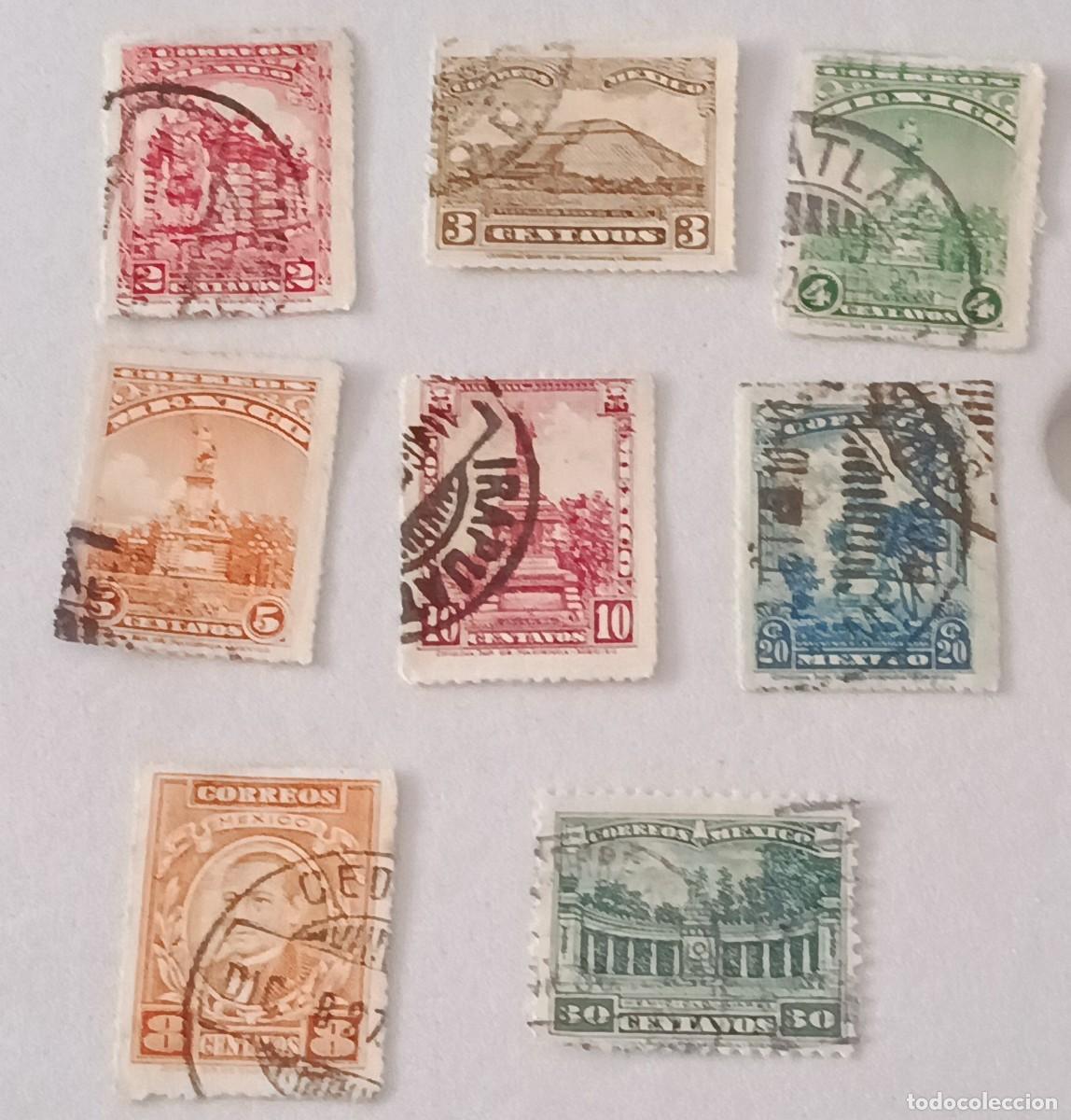 Sellos: Sellos M&eacute;xico 1924 -1934 Identidad mexicana. Nueva marca de agua. y Benito Ju&aacute;rez.