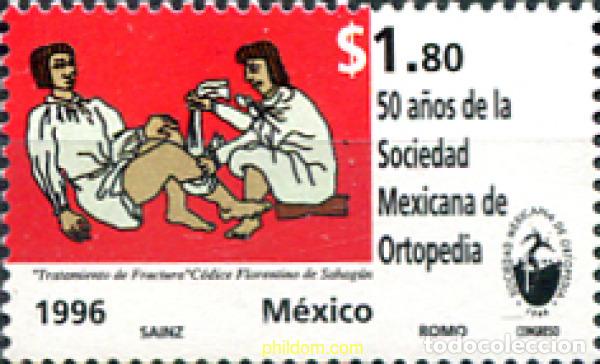 Sellos: 343726 MNH MEXICO 1996 50 A&Ntilde;OS DE LA SOCIEDAD MEXICANA DE ORTOPEDIA