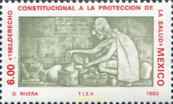 Sellos: 343246 MNH MEXICO 1983 DERECHO CONSTITUCIONAL A LA PROTECCION DE LA SALUD