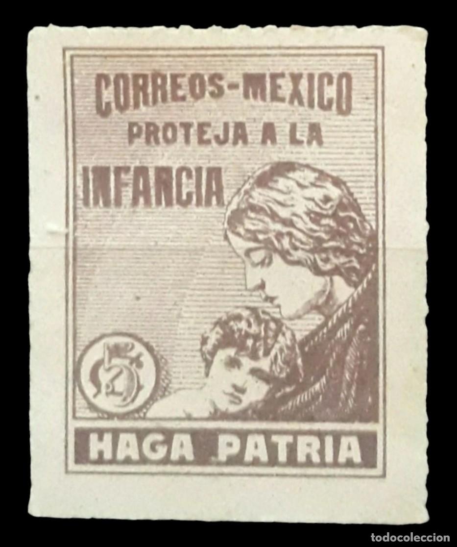 Sellos: M&Eacute;XICO 1929. VARIEDAD RARA: 5C PROTECCI&Oacute;N A LA INFANCIA SIN DENTAR. NUEVO - MNG CAT&Aacute;LOGO SCOTT RA6A