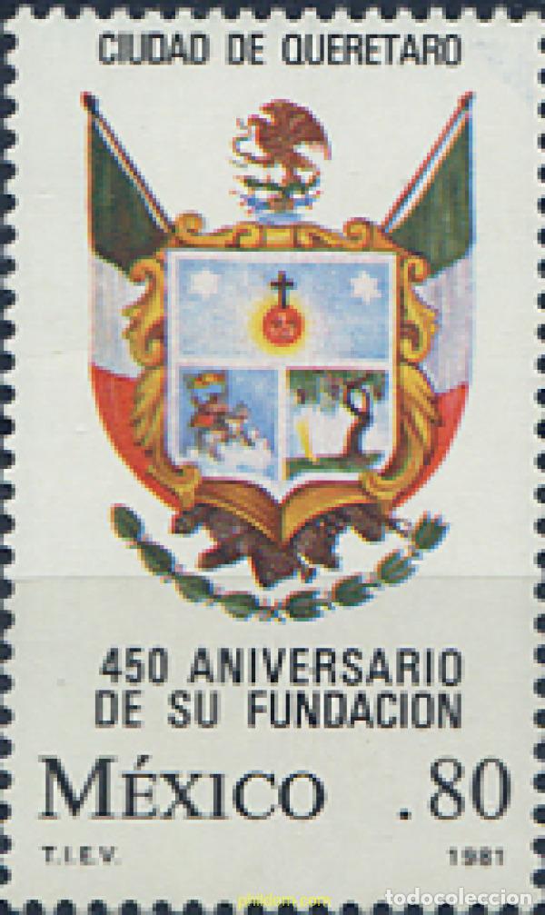Sellos: 343220 MNH MEXICO 1981 CIUDAD DE QUERETARD - 450 ANIVERSARIO DE SU FUNDACION