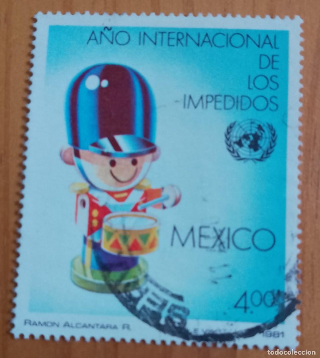 Sellos: M&Eacute;XICO - V/F 4,00 - A&Ntilde;O INTERNACIONAL DE LOS IMPEDIDOS 1981 - SCOTT 1239 - VER DESCRIPCI&Oacute;N