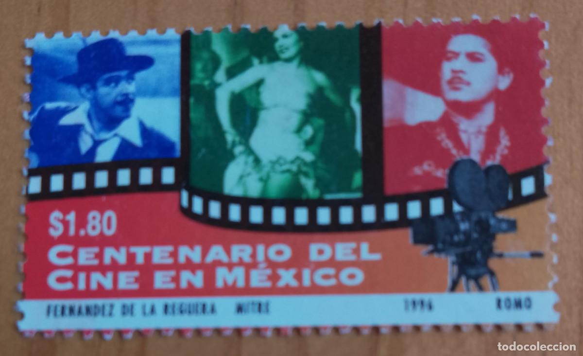 Sellos: M&Eacute;XICO 1,80 - A&Ntilde;O 1996 - CENTENARIO DEL CINE EN M&Eacute;XICO - VER DESCRIPCI&Oacute;N