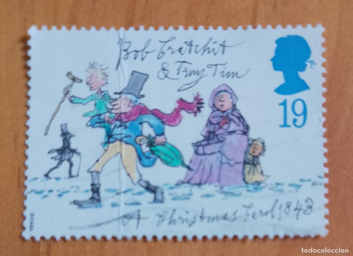 Sellos: GRAN BRETA&Ntilde;A - V/F 19 - A&Ntilde;O 1993 - NAVIDAD, CUENTO DE CHARLES DICKENS - VER DESCRIPCI&Oacute;N