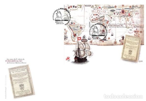 Selos: Portugal & FDCB 400 A&ntilde;os de la 1&ordf; edici&oacute;n de la Peregrinaci&oacute;n de Fern&atilde;o Mendes Pinto 2014 (6801)
