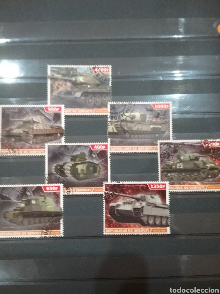 Selos: Dellos R. Djibouti (Yibuti) mtdos/2015/militar/armas/guerra/batalla/tanque/bunquer/aviones/transport