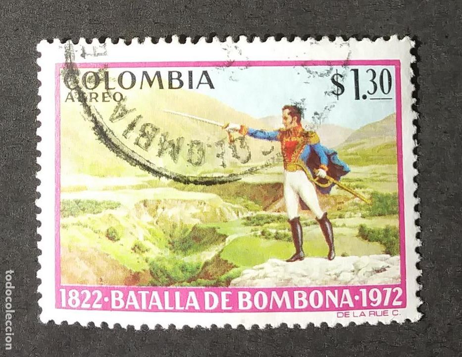 Briefmarken: 1973 Colombia 150 Aniversario batalla Bombona