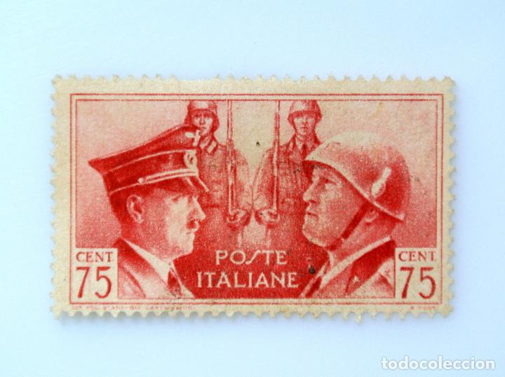 sello postal italia 1941 75 c retratos de musso - Acheter Timbres  militaires sur todocoleccion