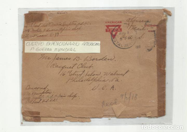 Timbres: CIRCULADA CUERPO EXPEDICIONARIO AMERICANO 1918 A PHILADELPHIA USA