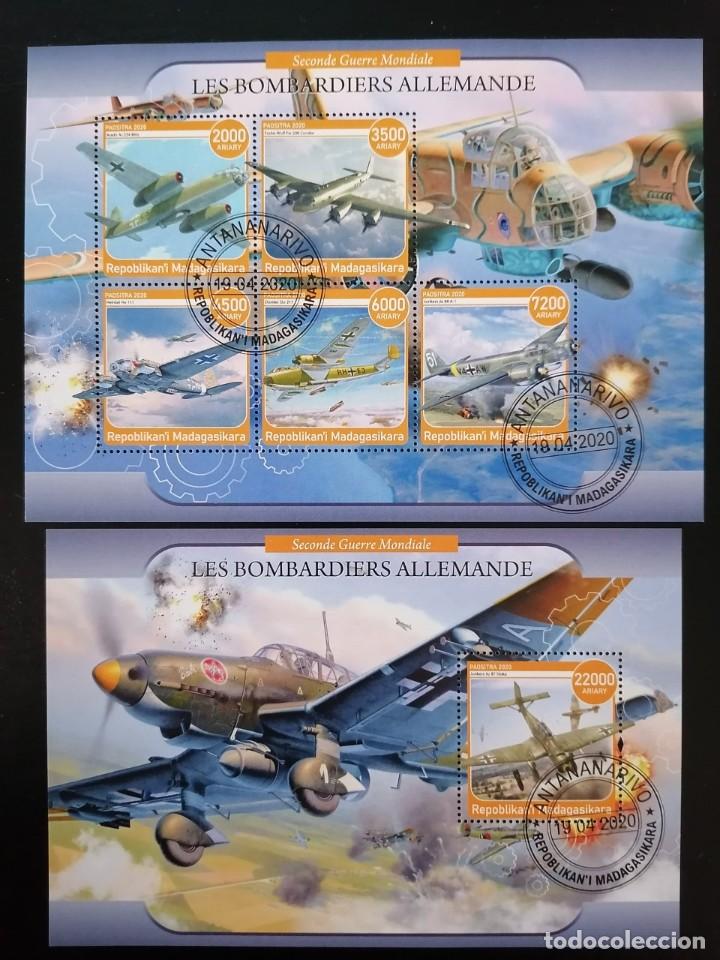 HB MADAGASCAR 2020 BOMBARDEROS (Sellos - Temáticas - Militar)