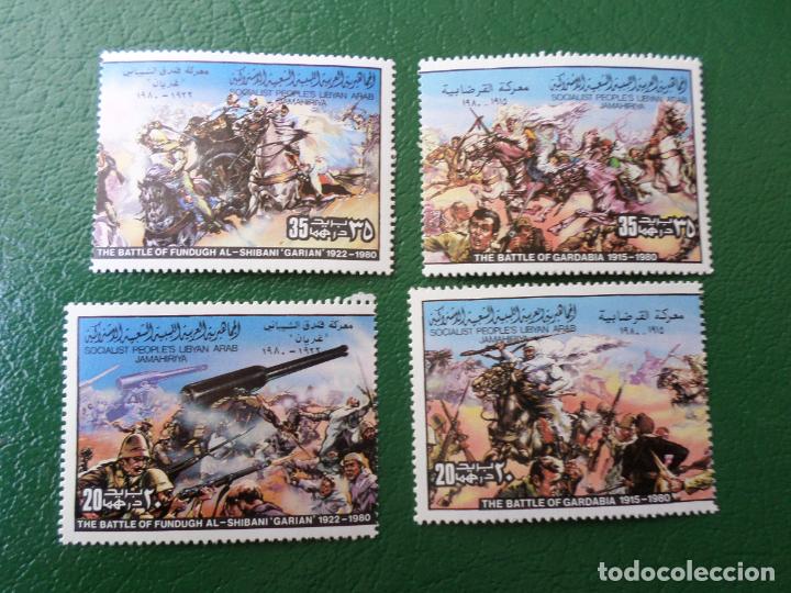 Briefmarken: libia, 1980, conmemoracion de batallas