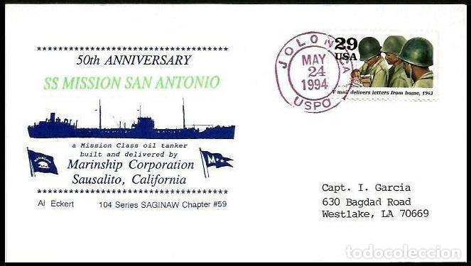 Briefmarken: USA PETROLERO DE LA WW II MISSION SAN ANTONIO