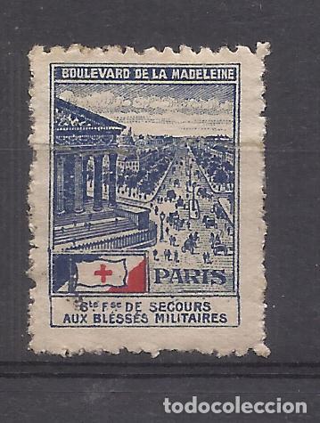 Timbres: PARIS CROIX ROUGE FRAN&Ccedil;AISE SOCI&Eacute;TE FRAN&Ccedil;AISE DE SECOURS AUX BLESS&Eacute;S MILITAIRES CRUZ ROJA NUEVO(*)