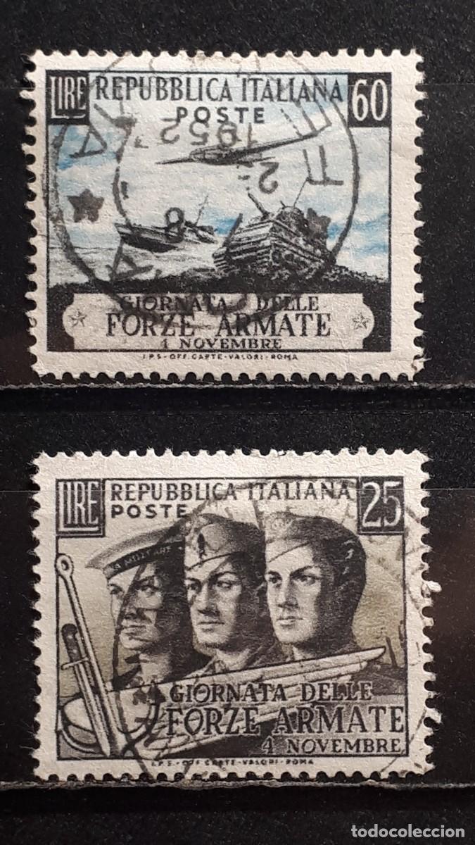 Sellos: MILITAR. ITALIA. A&Ntilde;O 1952. &deg;. YVERT 638/9