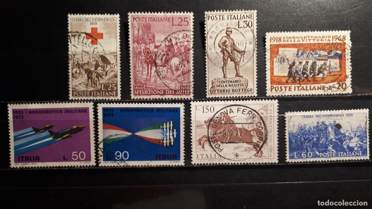 Sellos: MILITAR. ITALIA. &deg;. A CATALOGAR