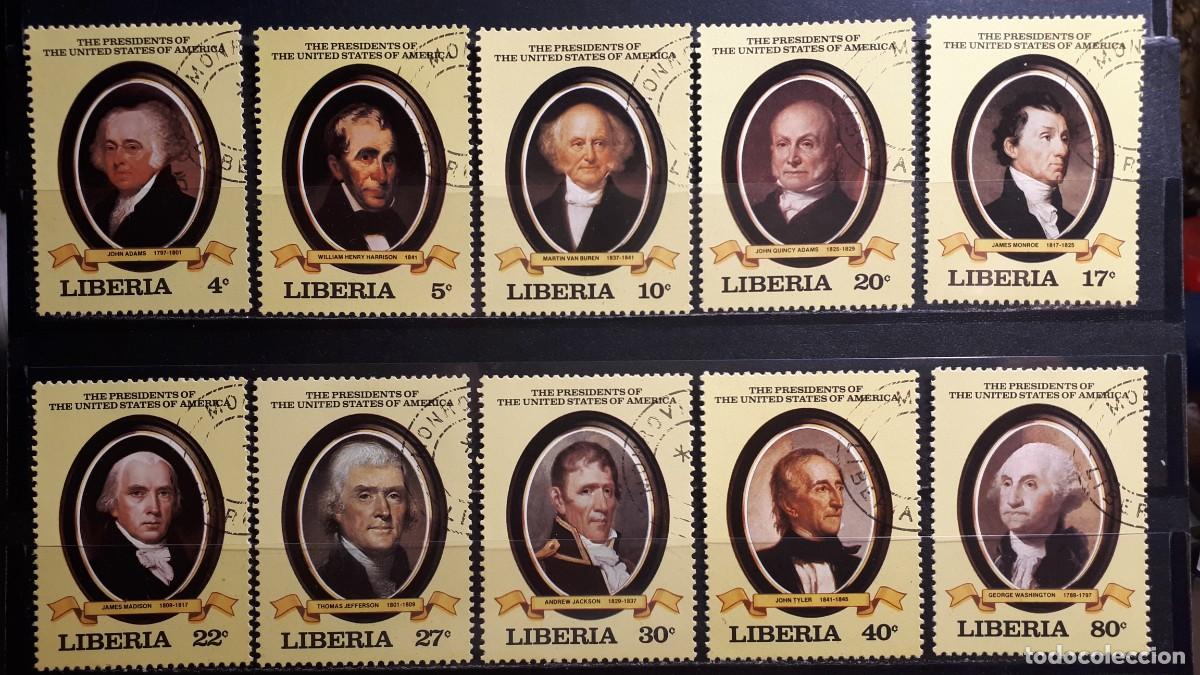Sellos: MILITAR. LIBERIA. &deg;. A&Ntilde;O 1981. YVERT 896/905