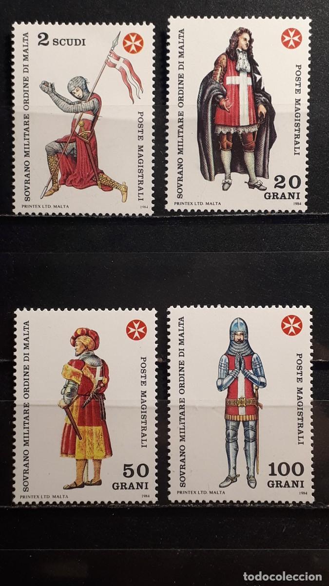 Sellos: MILITAR. MALTA. **. A&Ntilde;O 1984.