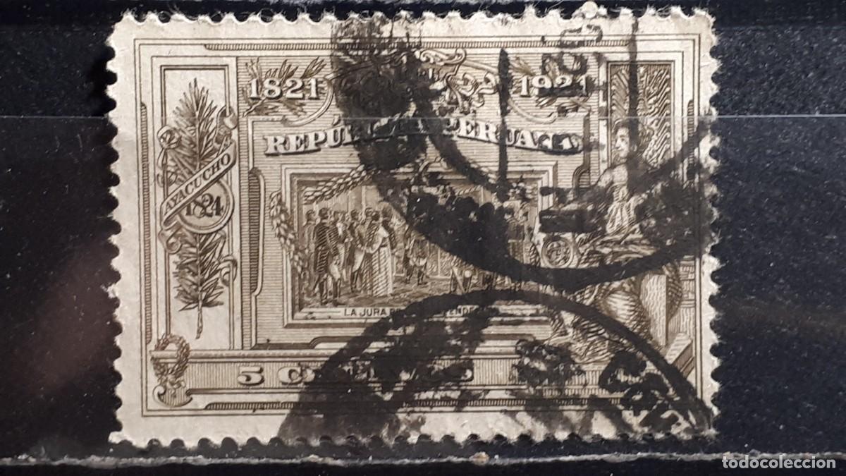 Sellos: MILITAR. PER&Uacute;. A&Ntilde;O 1921. &deg;. YVERT 192