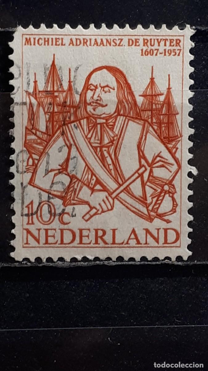 Sellos: MILITAR. HOLANDA. A&Ntilde;O 1957. &deg;. YVERT 671