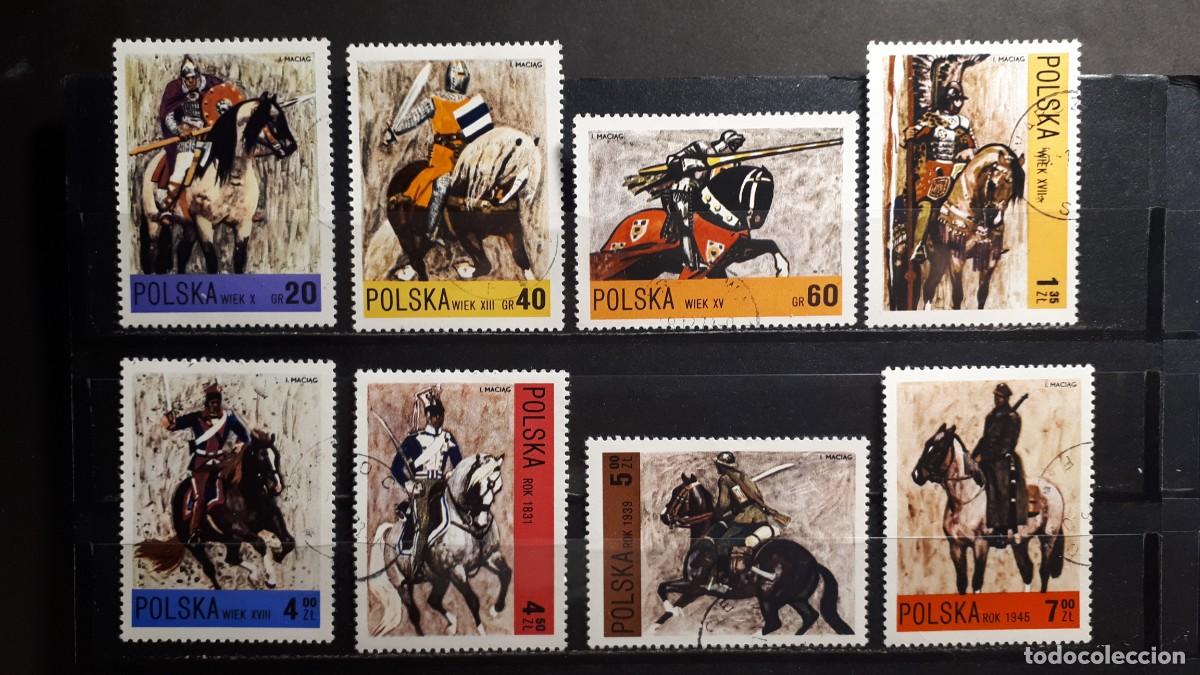 Sellos: MILITAR. POLONIA. A&Ntilde;O 1972. &deg;. YVERT 2066/73