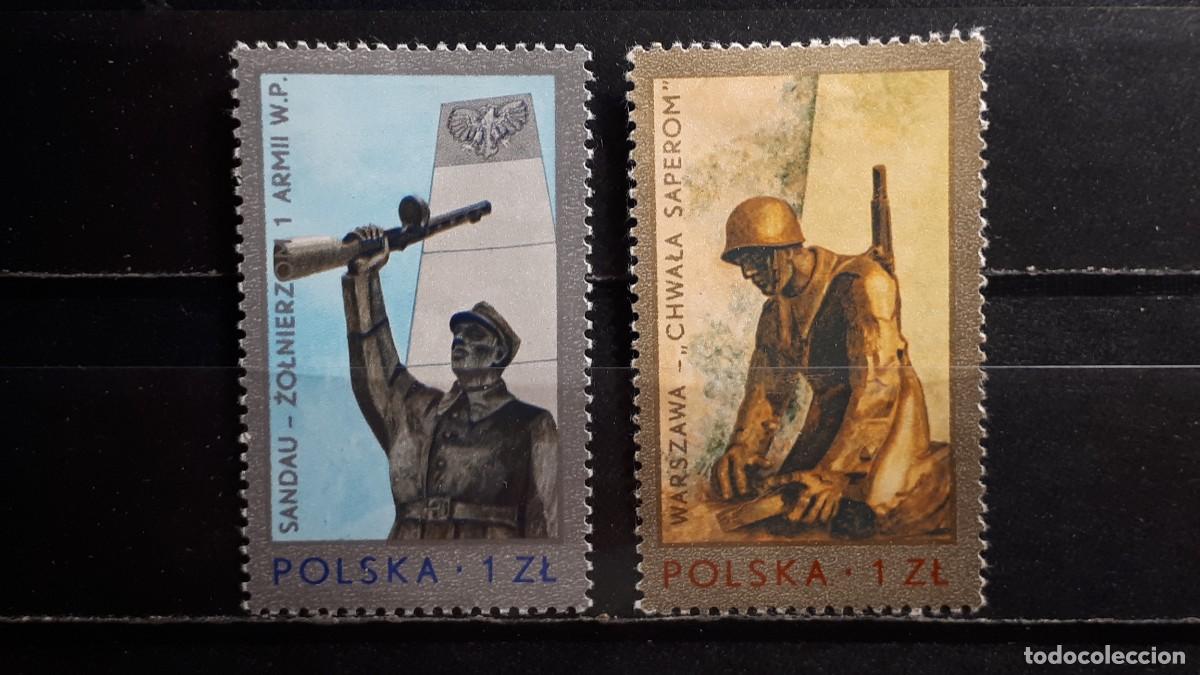 Sellos: MILITAR. POLONIA. A&Ntilde;O 1976. &deg;. YVERT 2274/5