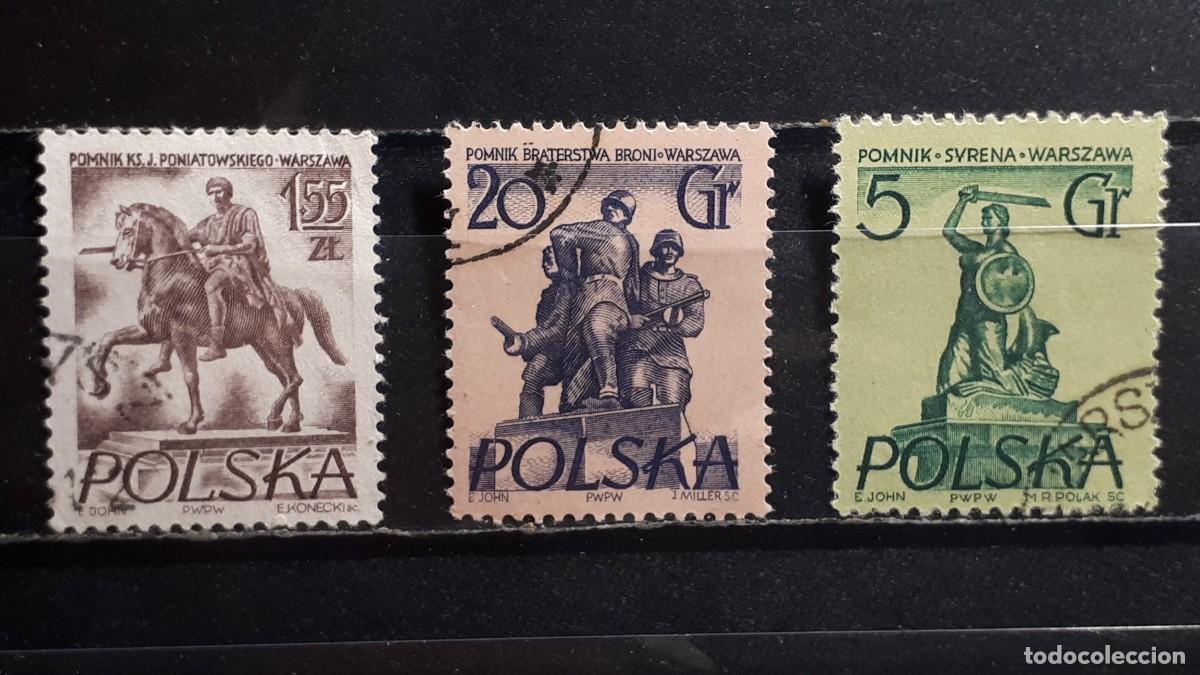 Sellos: MILITAR. POLONIA. A&Ntilde;O 1955. &deg;. YVERT 802, 895 809A