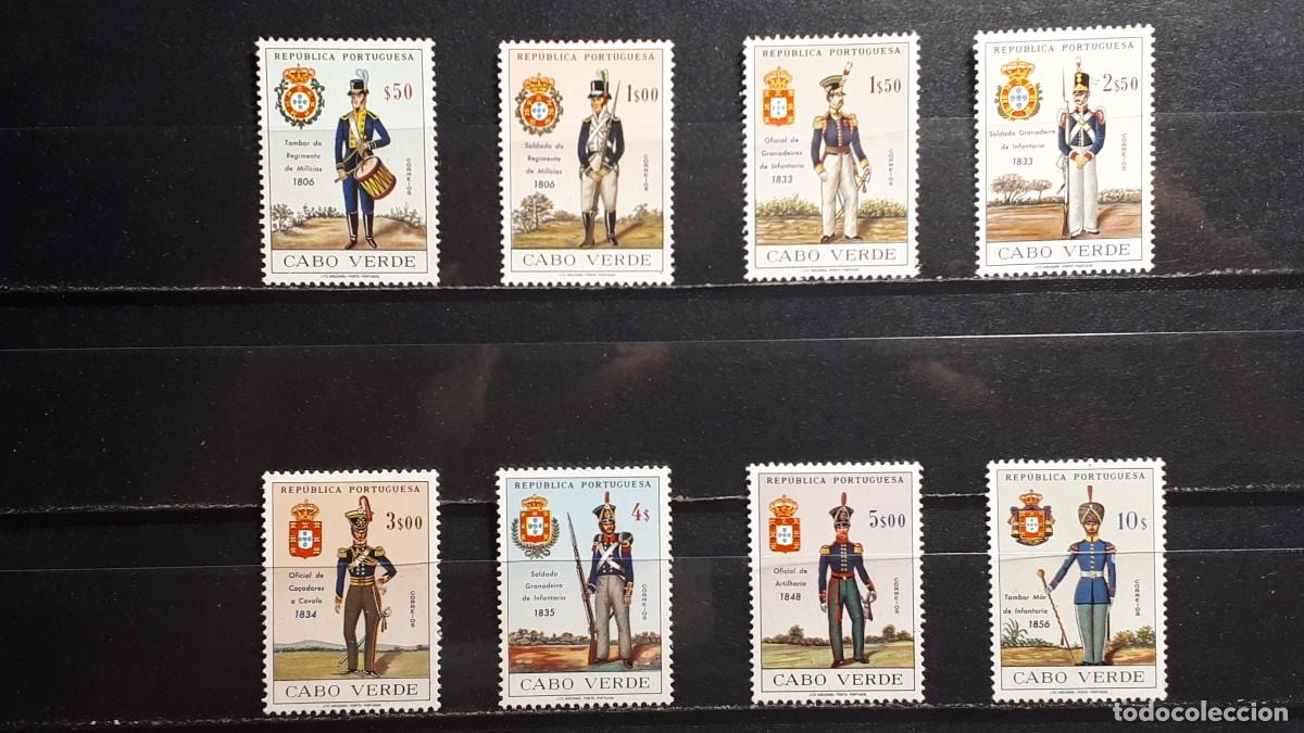 Sellos: MILITAR. CABO VERDE . **. A&Ntilde;O 1965. YVERT 325/32