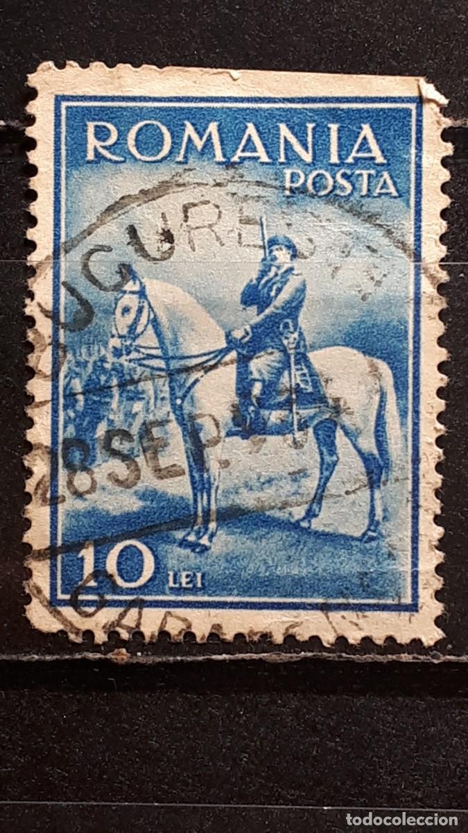 Sellos: MILITAR. RUMAN&Iacute;A . A&Ntilde;O 1932. &deg;. YVERT 439. Bien centrado