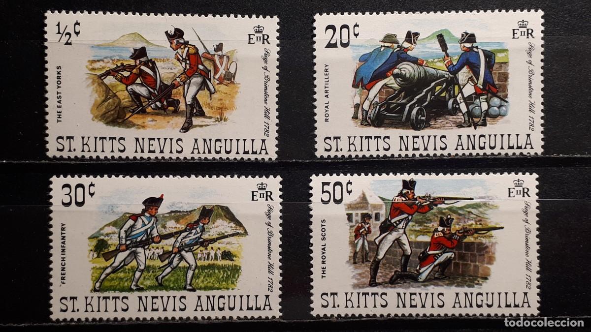 Sellos: MILITAR. SAN CRISTOBAL. **. A&Ntilde;O 1971. YVERT 258/61