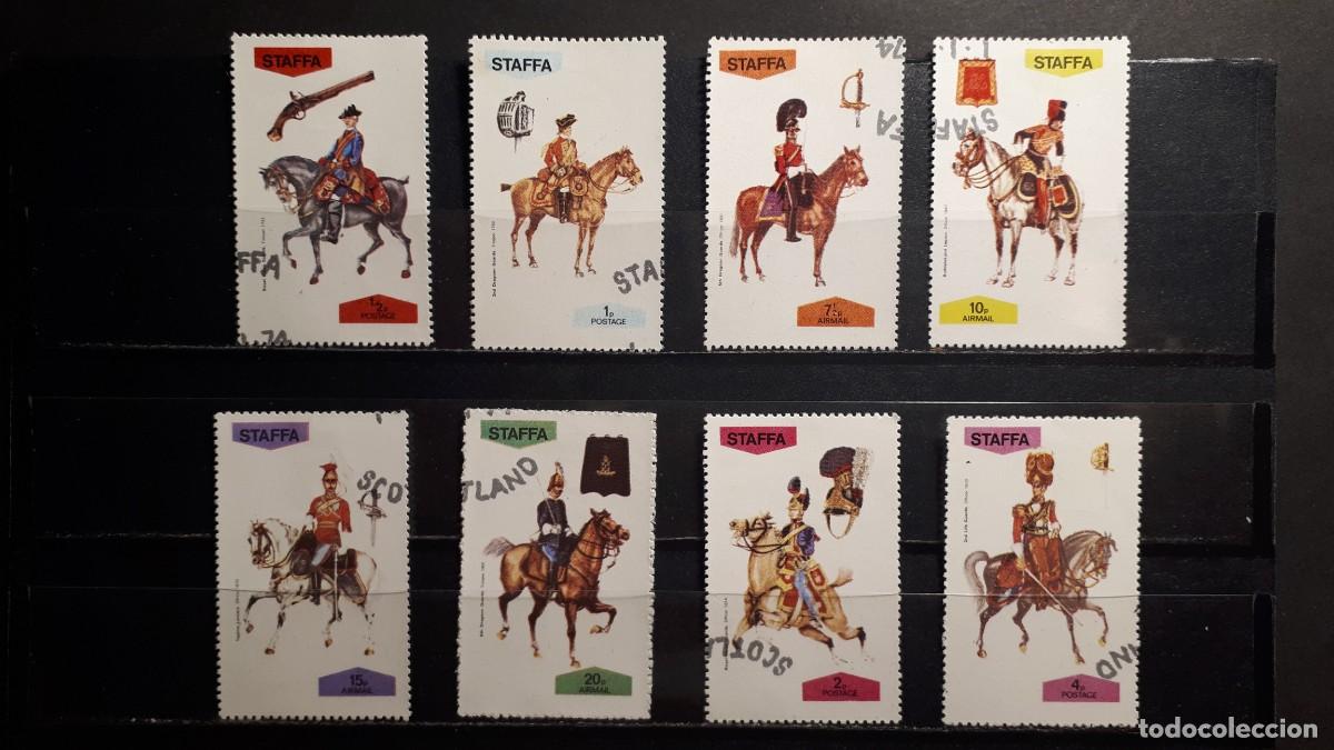 Sellos: MILITAR. STAFFA . A&Ntilde;O 1974. &deg;. CENICIENTA.