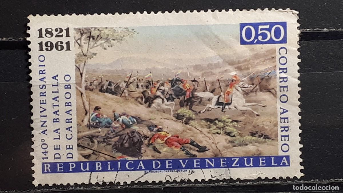 Sellos: MILITAR. VENEZUELA. A&Ntilde;O 1961 &deg;. YVERT A&eacute;reo 744