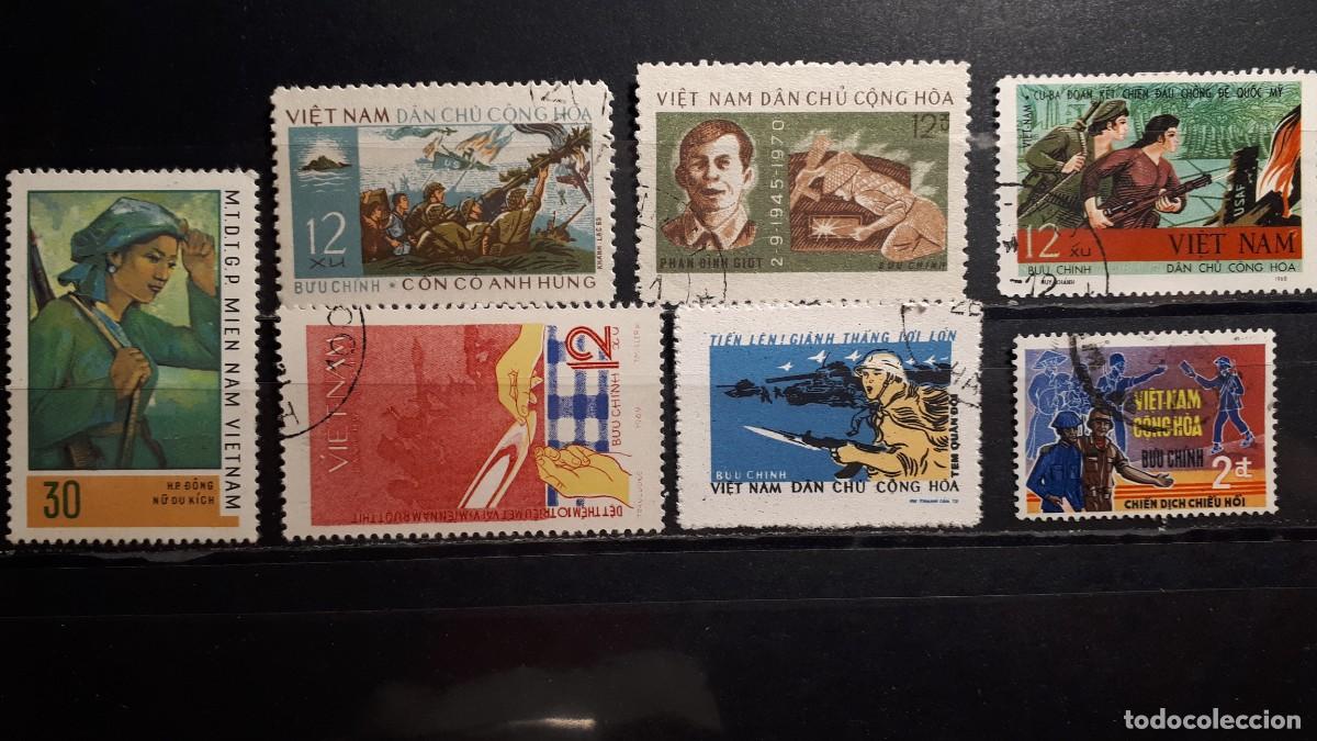 Sellos: MILITAR. VIETNAM DEL NORTE. &deg;. A CATALOGAR
