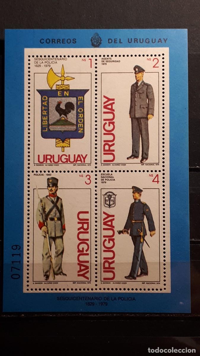 Sellos: MILITAR. URUGUAY. A&Ntilde;O 1979. **. YVERT H.B. 33