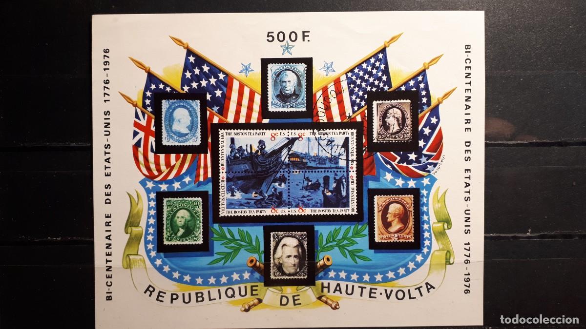 Sellos: MILITAR. ALTO VOLTA. A&Ntilde;O 1975. &deg;. YVERT H.B. 5AB