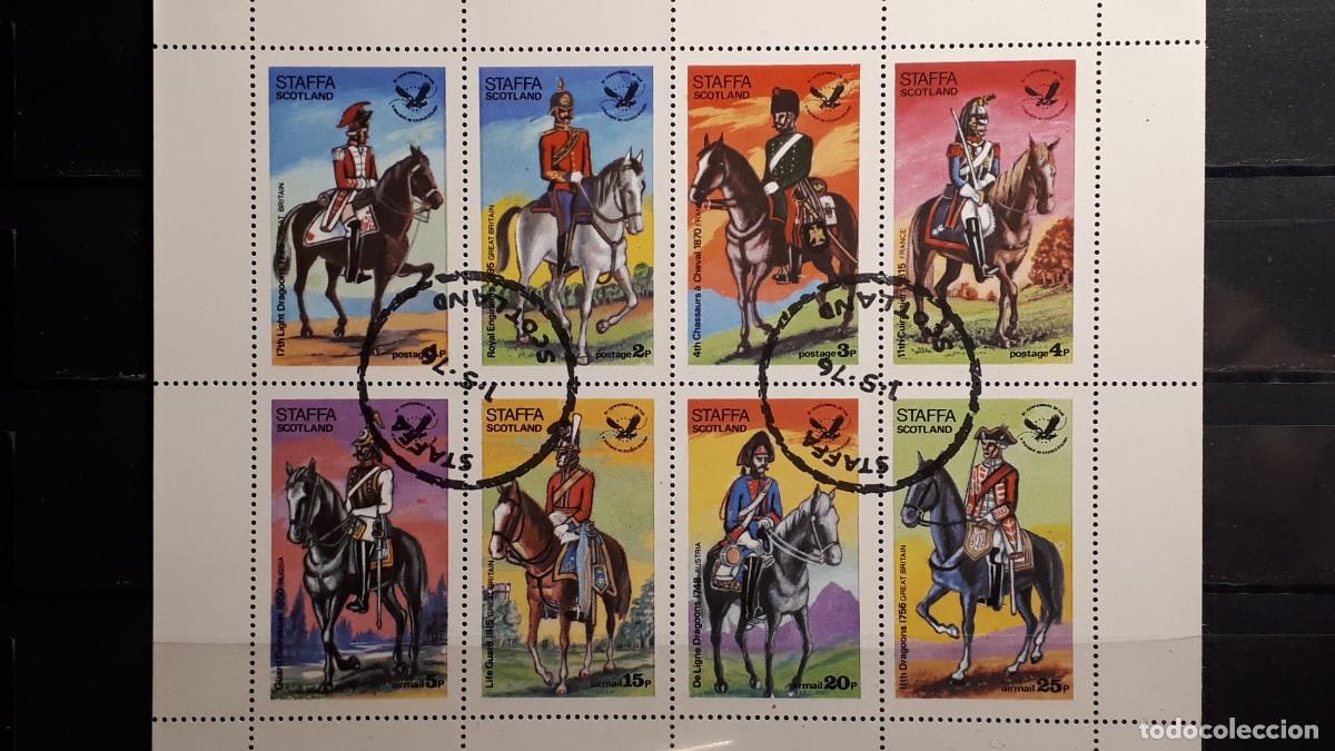 Sellos: MILITAR. STAFFA. A&Ntilde;O 1976. &deg;. Sellos cenicienta