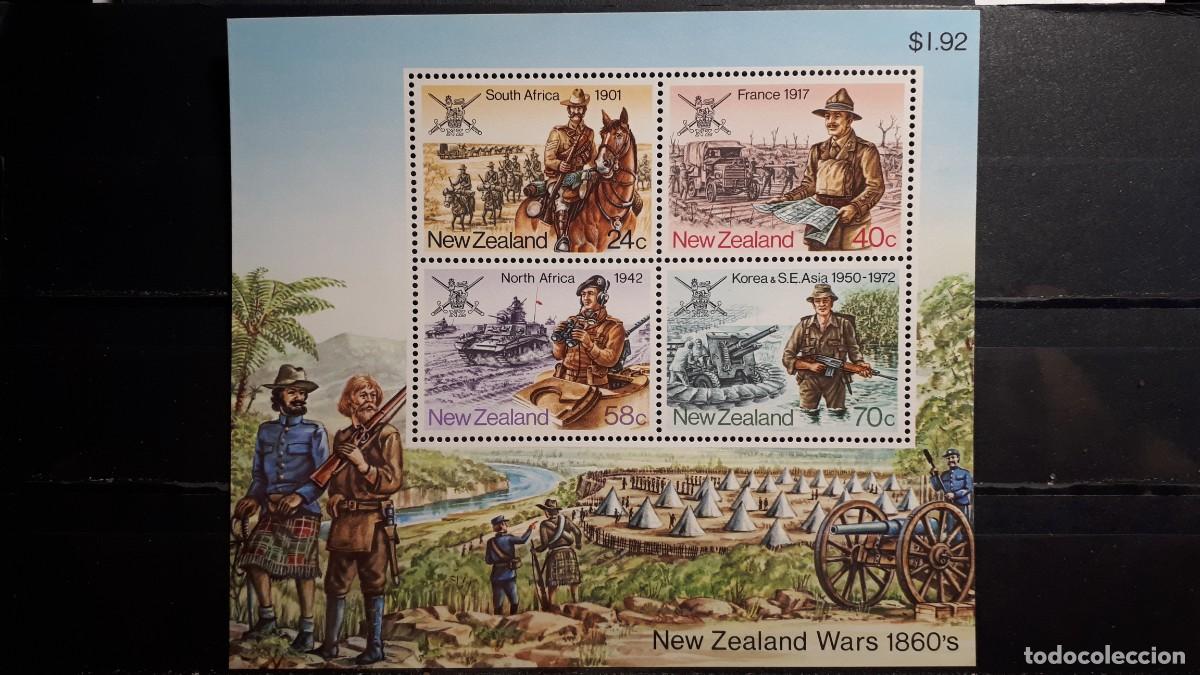 Sellos: MILITAR. NUEVA ZELANDA . A&Ntilde;O 1984. **. YVERT H.B. 51