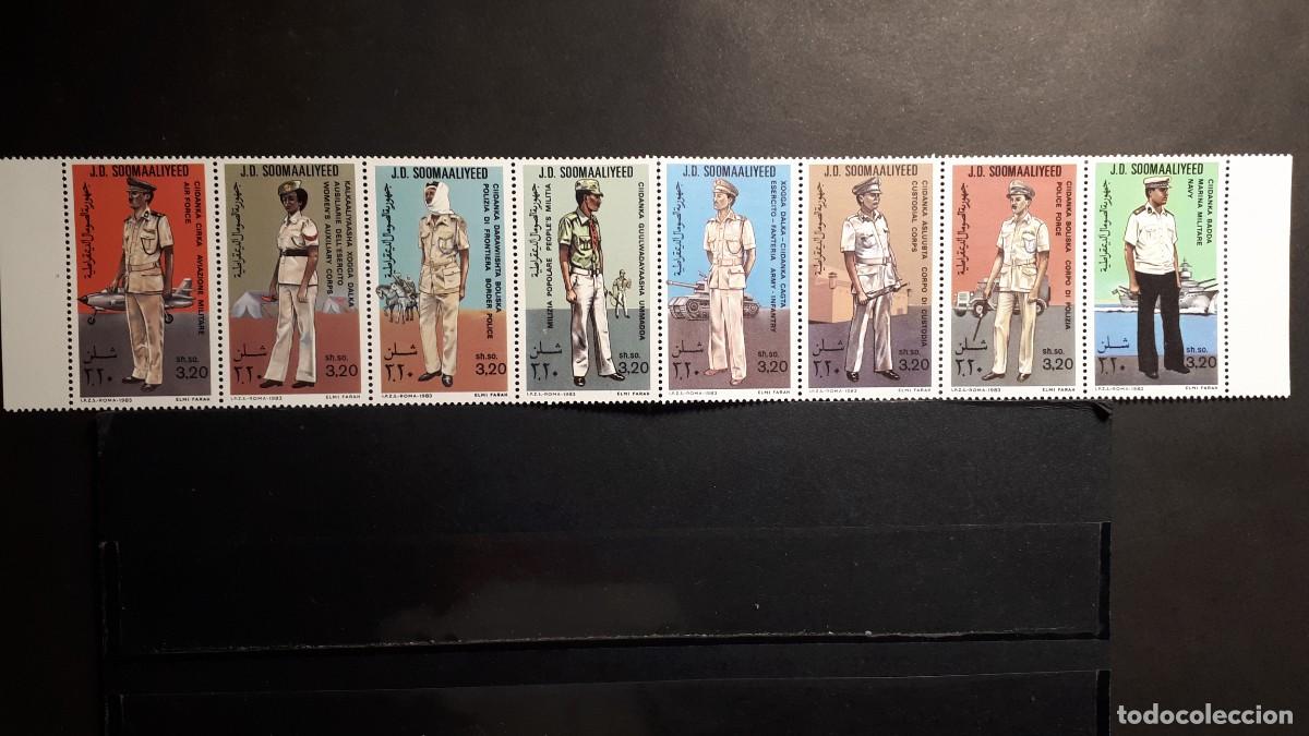 Sellos: MILITAR. SOMALIA . A&Ntilde;O 1983. **. YVERT 293/300