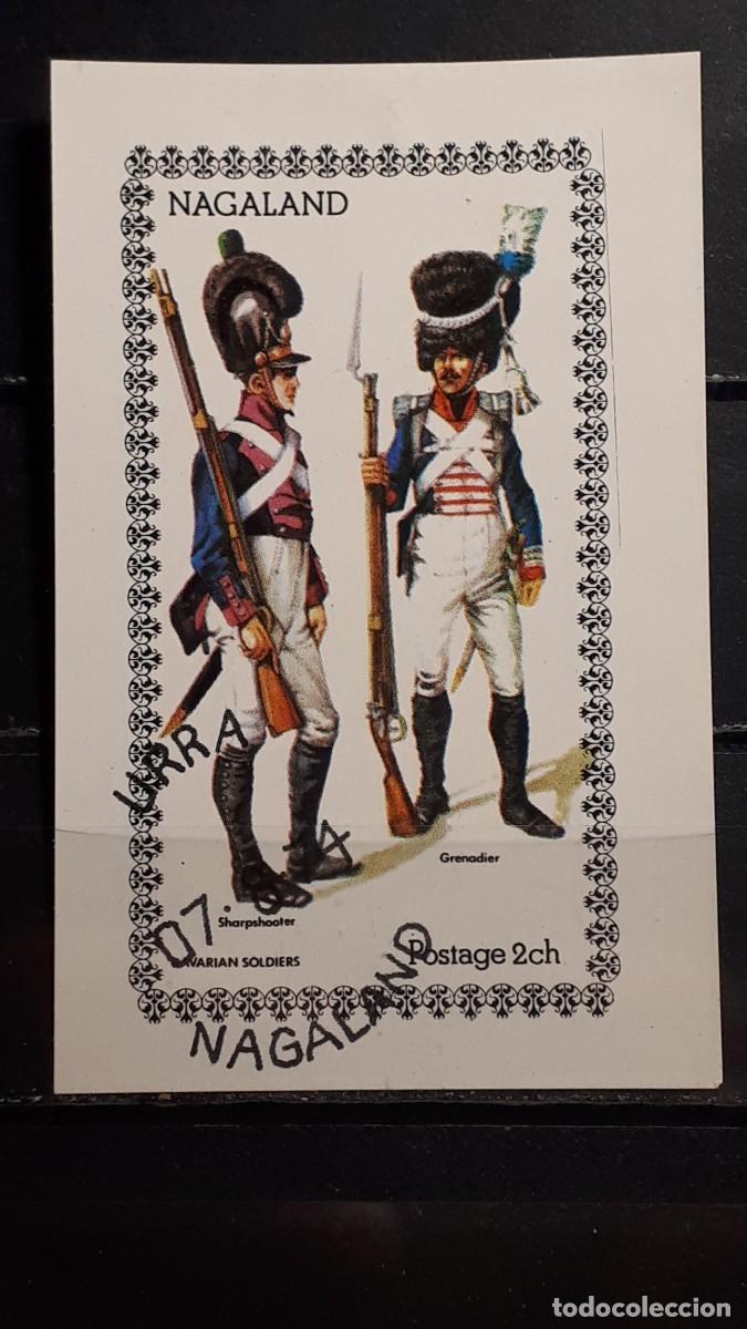 Sellos: MILITAR. NAGALAND (INDIA). A&Ntilde;O 1974. &deg;. Matasello primer d&iacute;a