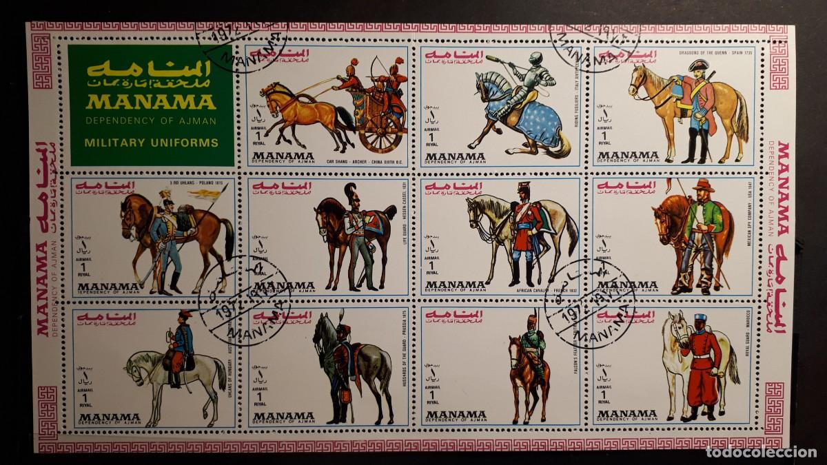 Sellos: MILITAR. MANAMA. A&Ntilde;O 1968. &deg;. H.b. 16
