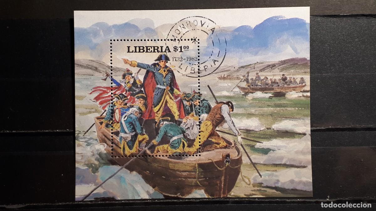 Sellos: MILITAR. LIBERIA. A&Ntilde;O 1981. &deg;. H.b. 96