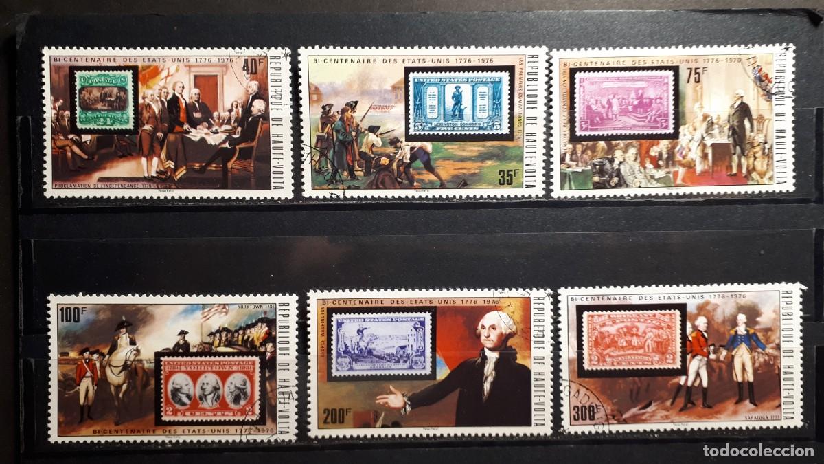 Sellos: MILITAR. ALTO VOLTA. A&Ntilde;O 1975. &deg;. YVERT 342/7