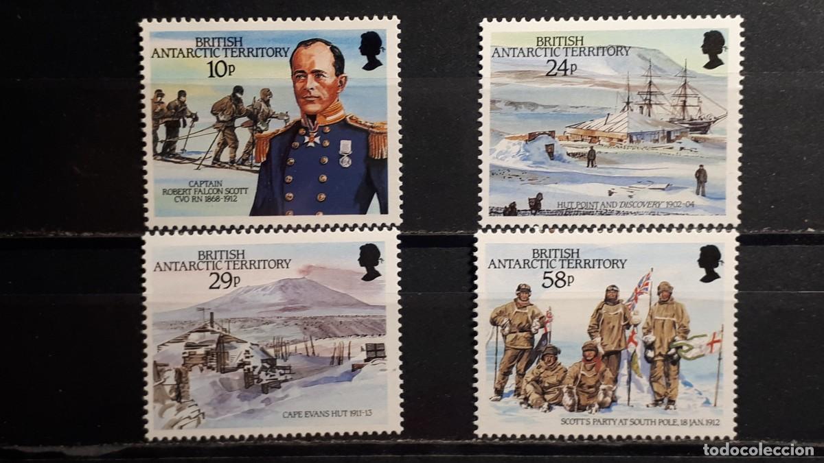 Sellos: MILITAR. ANTARTIC BRIT&Aacute;NICA. A&Ntilde;O 1987. **. YVERT 160/3