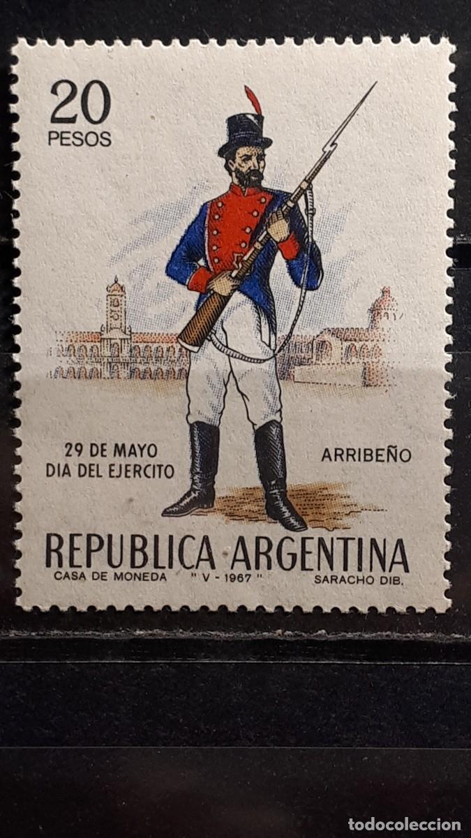 Sellos: MILITAR. ARGENTINA. A&Ntilde;O 1967. **. YVERT 792