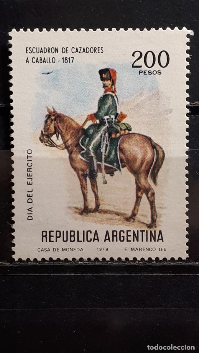 Sellos: MILITAR. ARGENTINA. A&Ntilde;O 1979. **. YVERT 1183