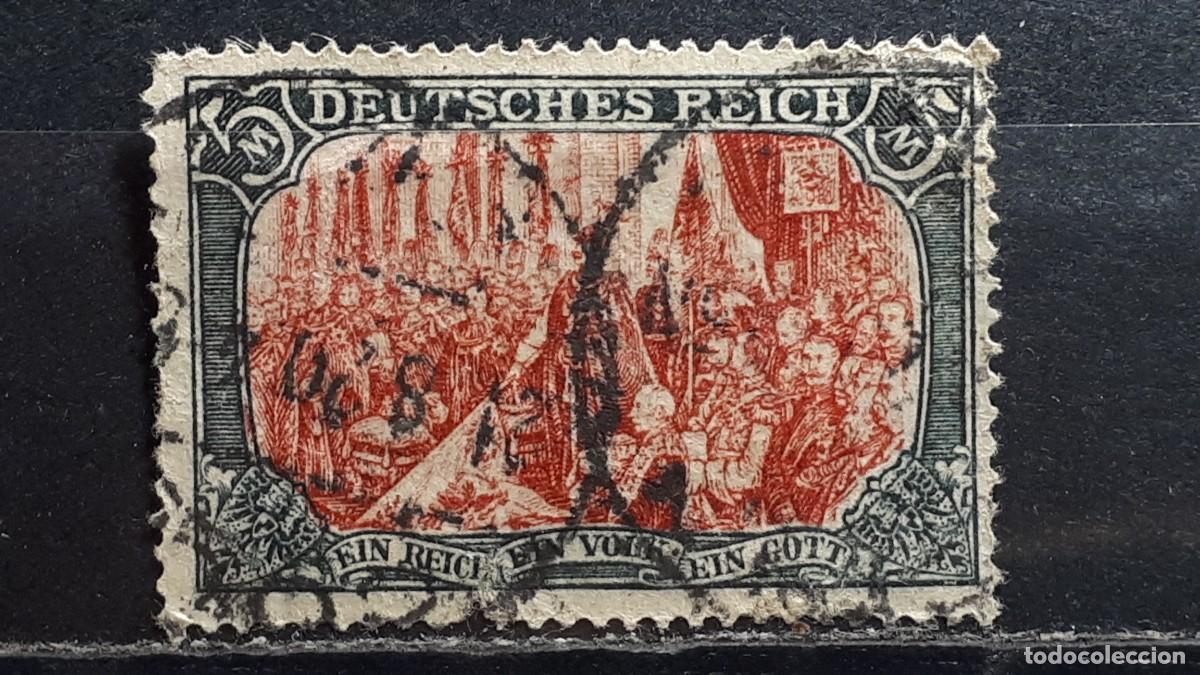 Sellos: MILITAR. ALEMANIA. &deg;. A&Ntilde;O 1905-11. YVERT 95