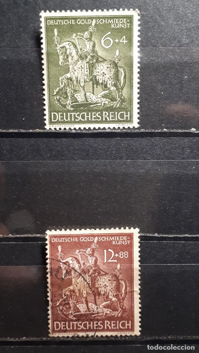 Sellos: MILITAR. ALEMANIA. &deg;/(*). A&Ntilde;O 1943. YVERT 779/80